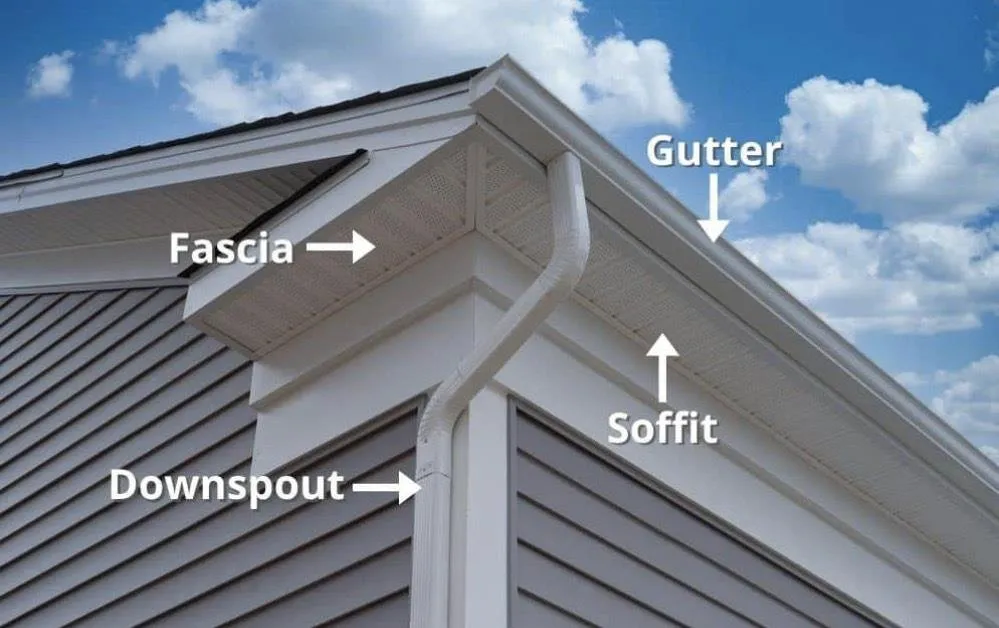 Slide of Two Men and a Gutter