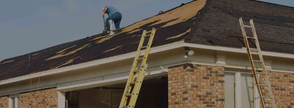 Slide of Two Men Roofing