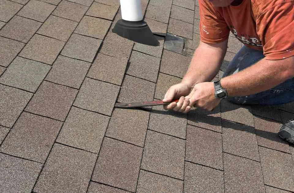 Slide of Two Men Roofing