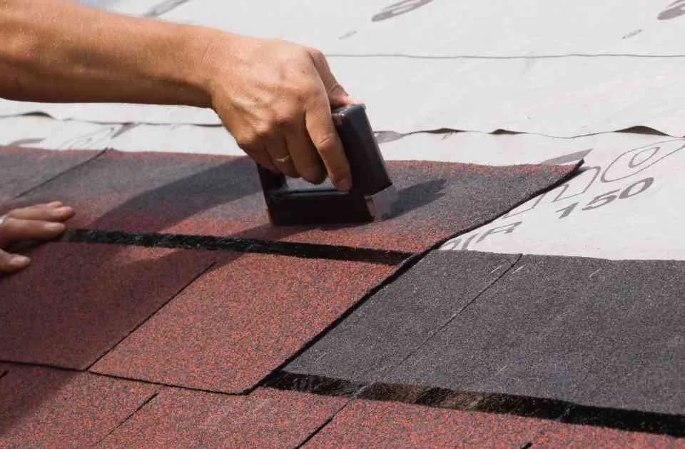 Slide of Two Men Roofing