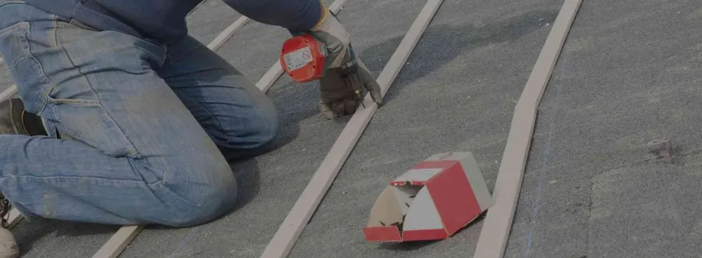Slide of Two Men Roofing