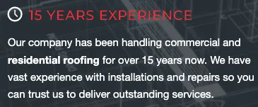 Slide of Two States Roofing