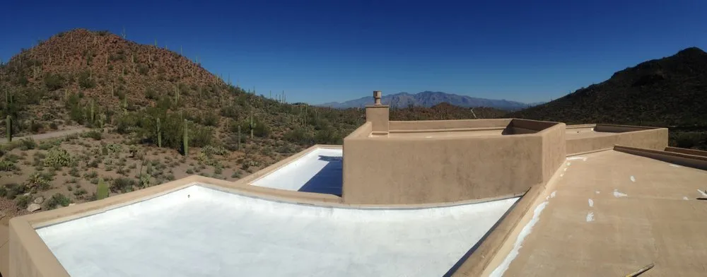 Slide of Tyler's White Roof Coating