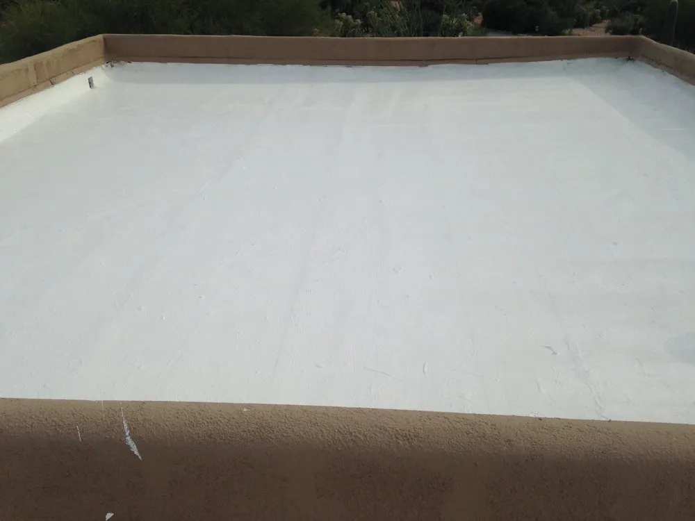 Slide of Tyler's White Roof Coating