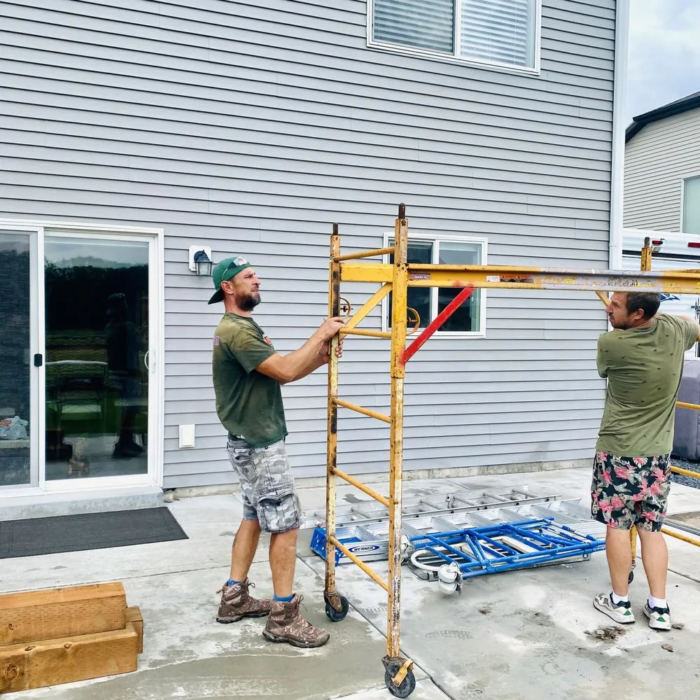 Slide of Ukrainian Construction Guys