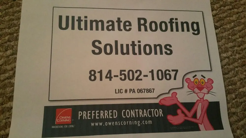Local roof repair after storm damage across Irvona, PA - Ultimate Roofing Solutions