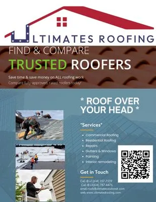 Ultimates Roofing Logo
