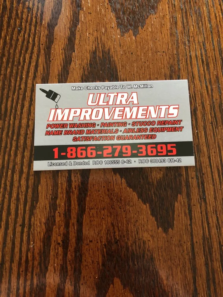 Slide of ULTRA IMPROVEMENTS--Painting & Roofing