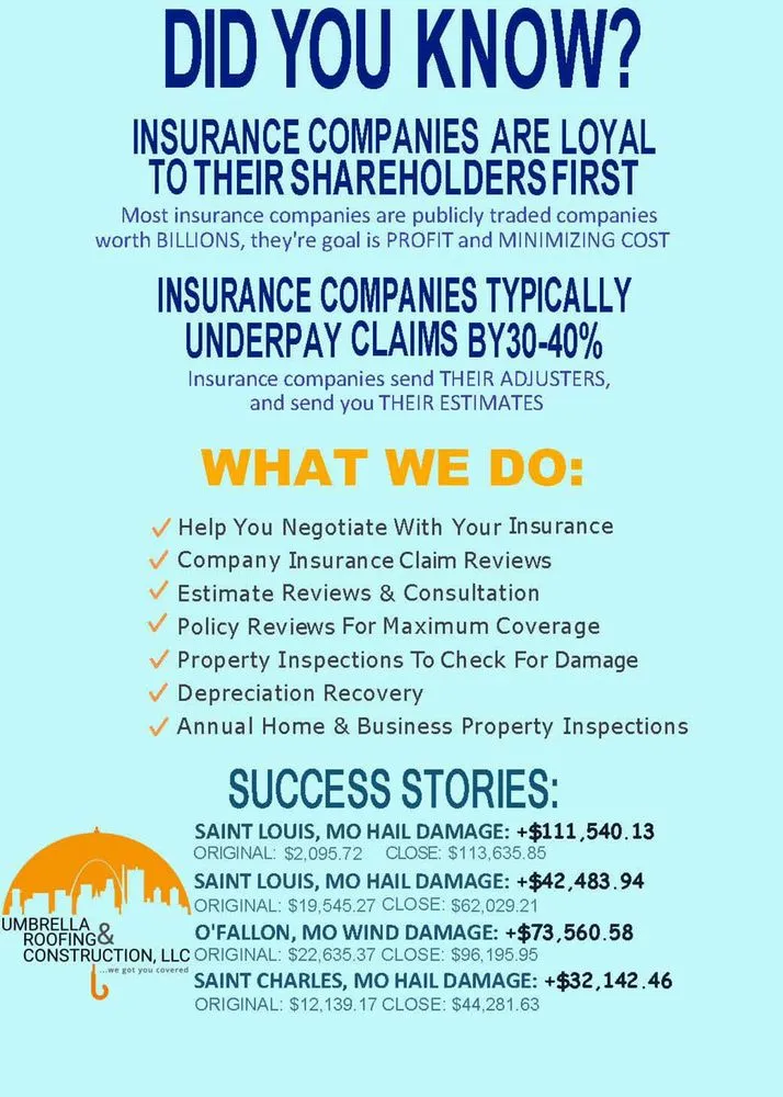 Slide of Umbrella Roofing & Construction