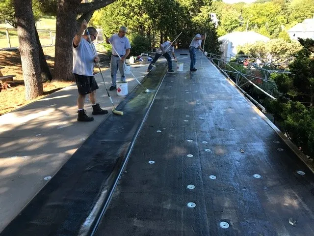 Slide of Uni Ply Roofing