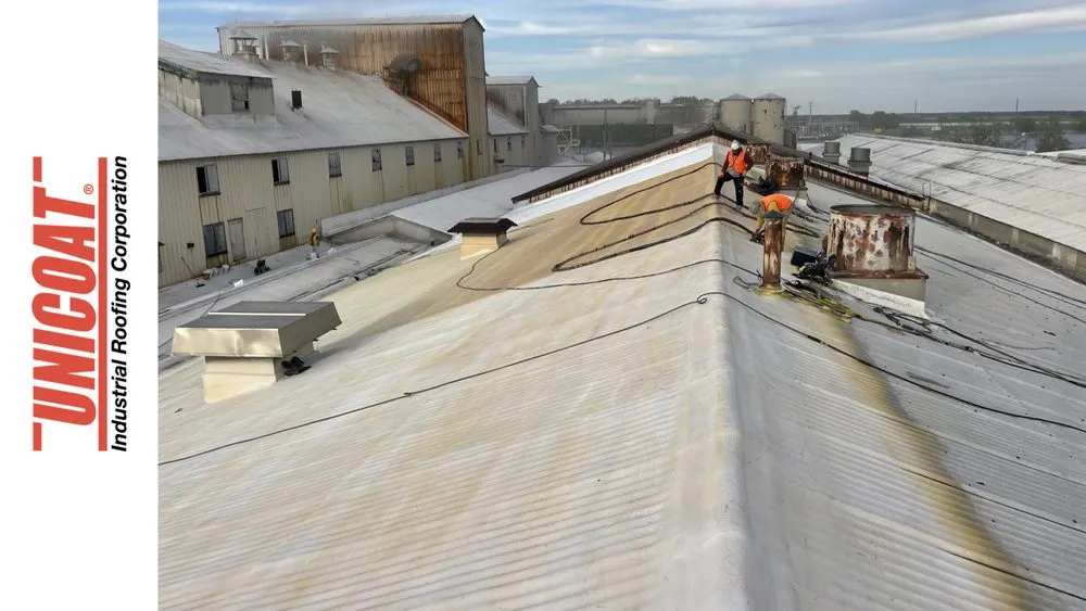 Slide of Unicoat Industrial Roofing