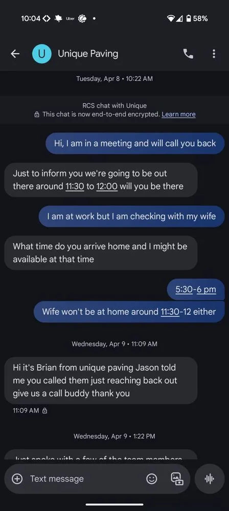 Slide of Unique Paving & Masonry