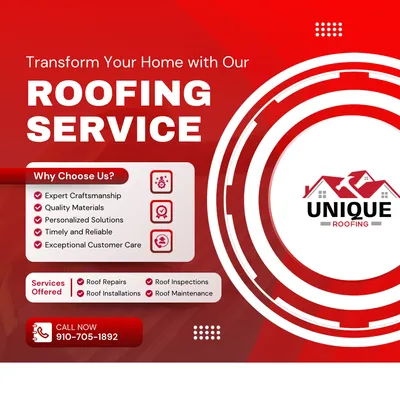 Unique Roofing Logo