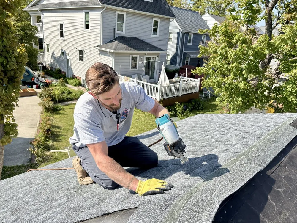 Licensed shingle roofing service for fast service in Suffolk County, NY by United Patriot Contracting
