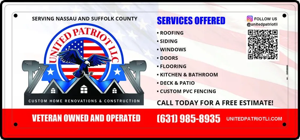 Local roof installation in Suffolk County, NY - United Patriot Contracting