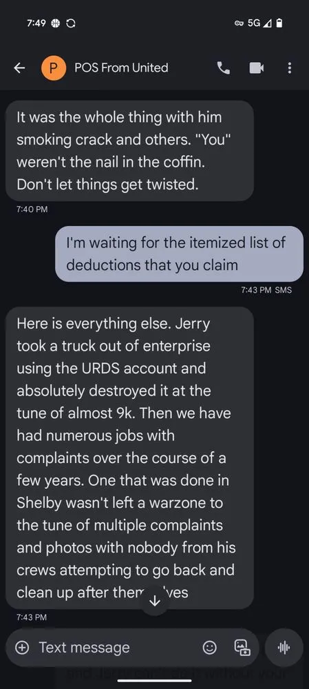 Slide of United Restoration Disaster Services