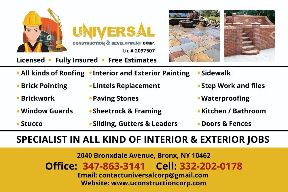 Slide of Universal Construction & Development