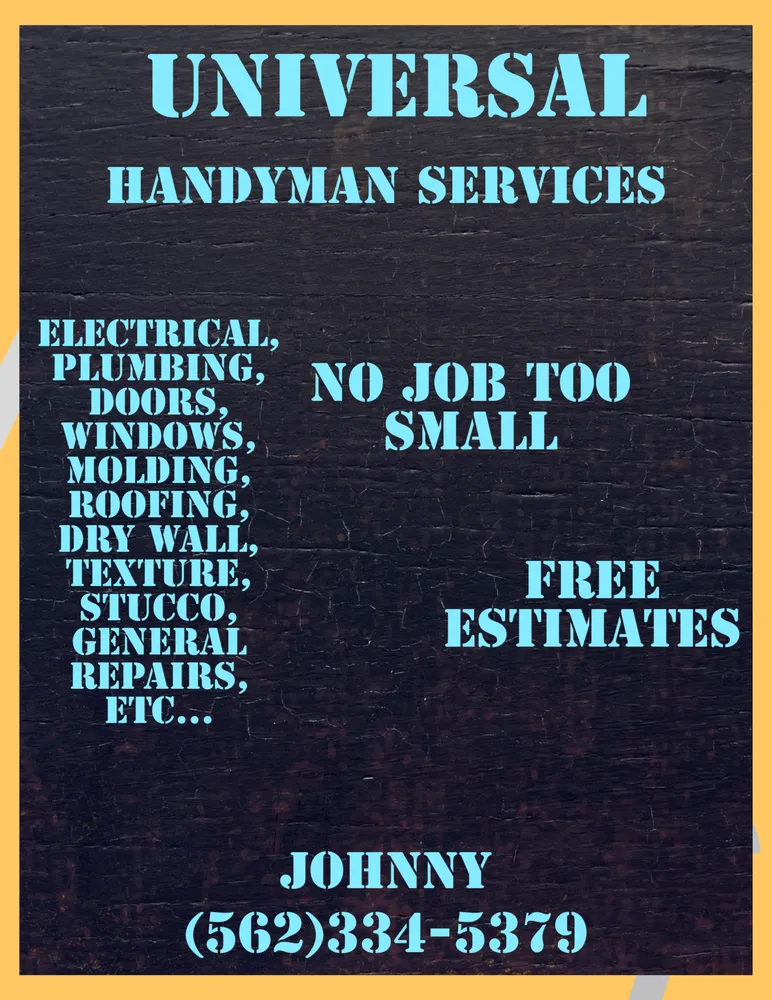 Slide of Universal Handyman Services