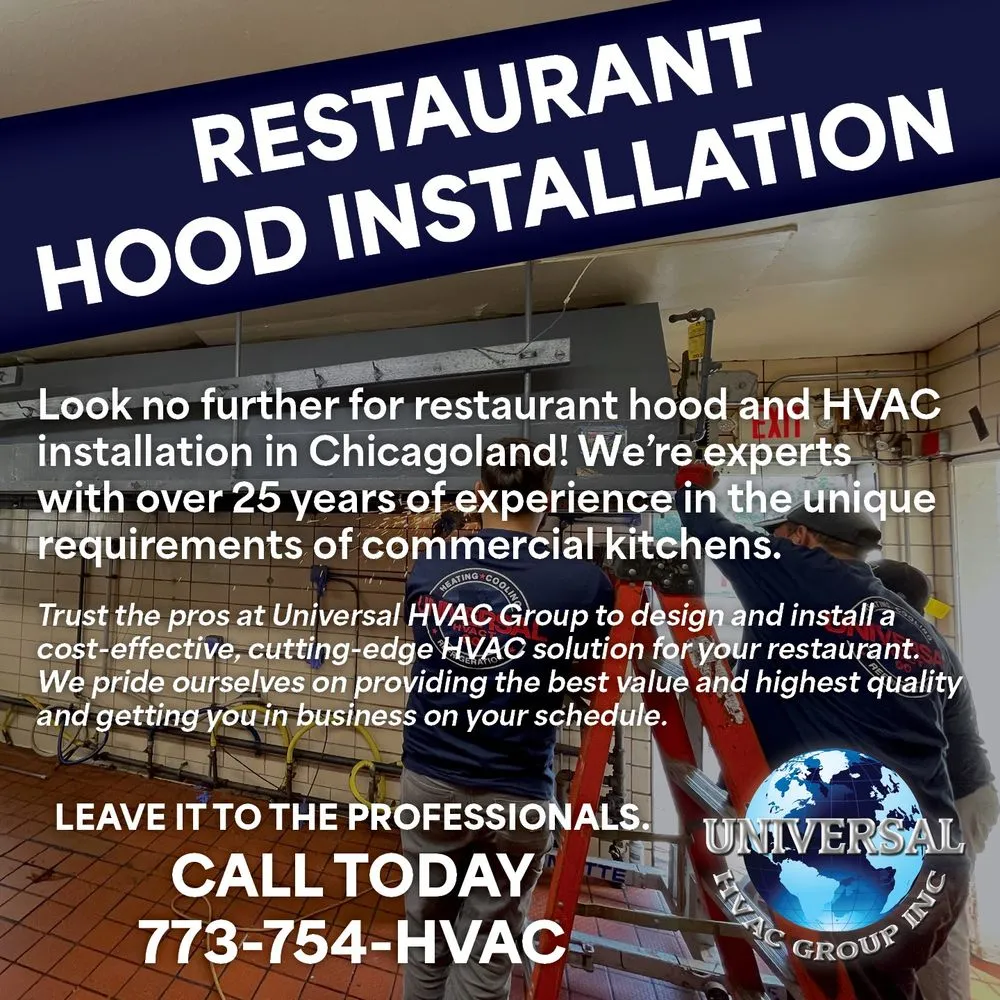 Slide of Universal HVAC Group