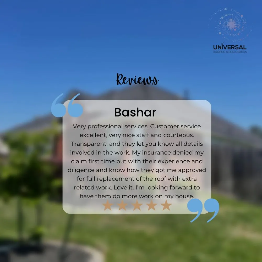 Slide of Universal Roofing & Restoration