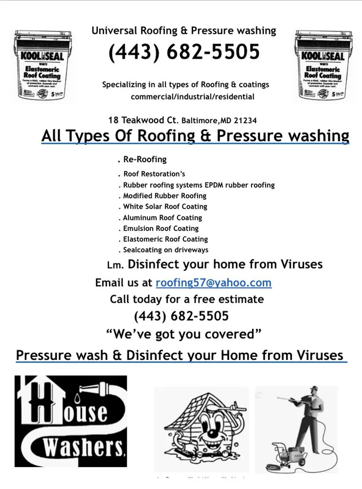 Slide of Universal Roofing