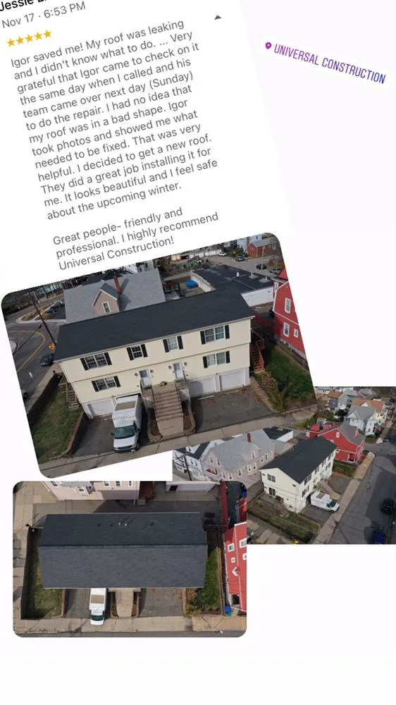 Slide of Universal Roofing Solutions