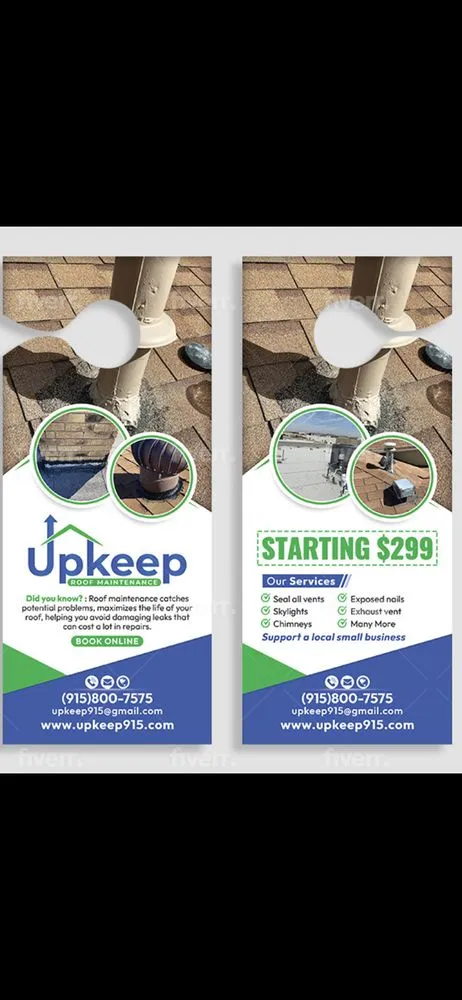 Slide of Upkeep Roof maintenance