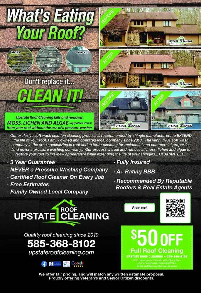 Slide of Upstate Roof Cleaning