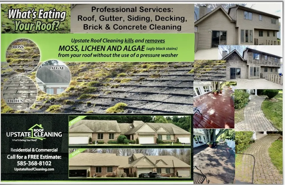 Slide of Upstate Roof Cleaning