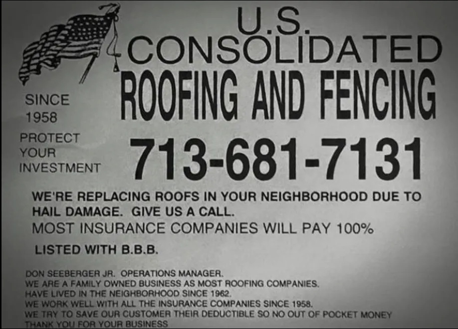 Slide of US Consolidated Roofing and Fencing