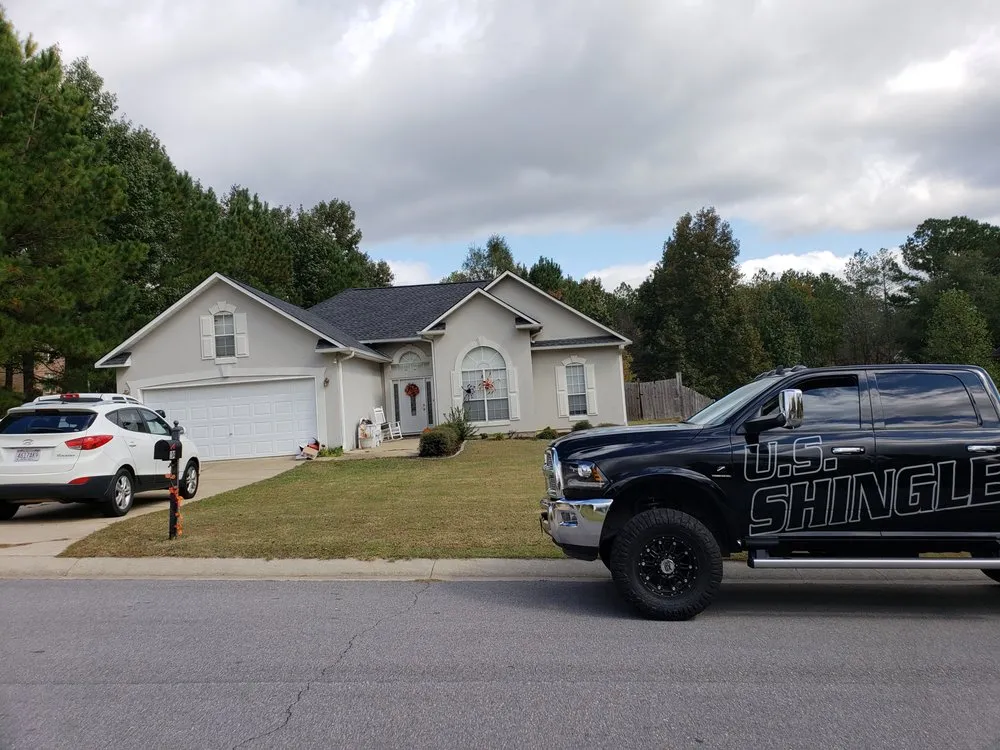 Slide of U.S. Shingle Roofing