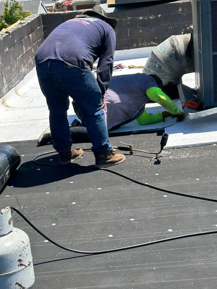Emergency flat roof repair in Encino, CA - USA Premier Roofing