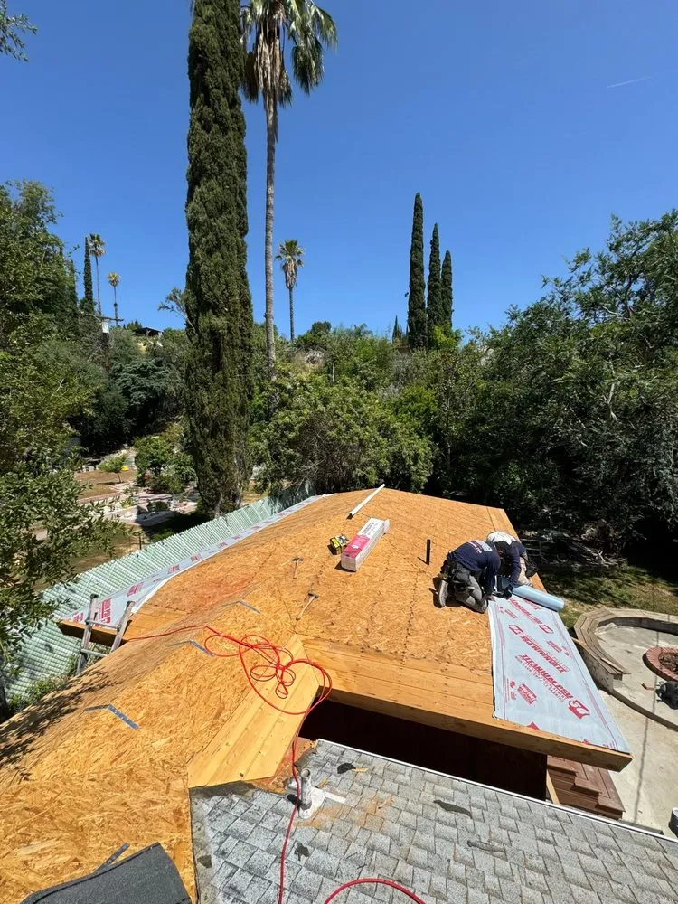 Licensed roof leak repair same-day service in Encino, CA by USA Premier Roofing