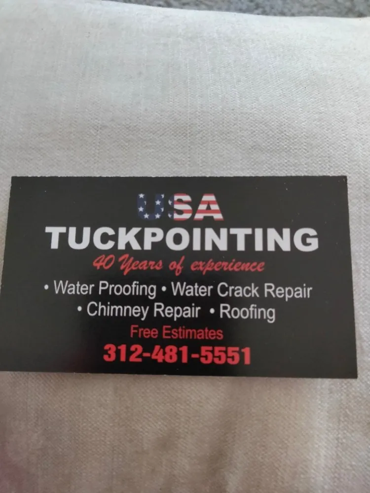 Slide of USA Tuck Pointing