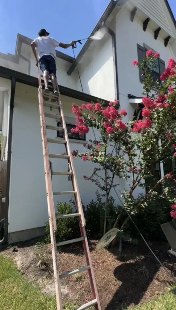 Slide of V & A Pressure Washing Pros