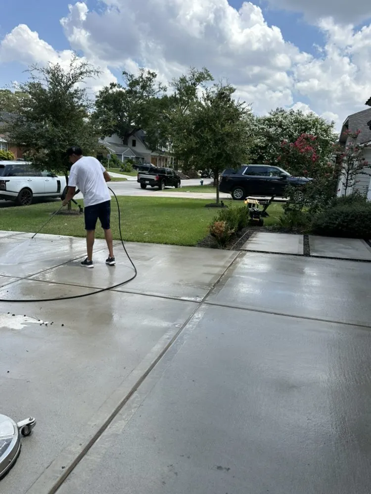 Slide of V & A Pressure Washing Pros