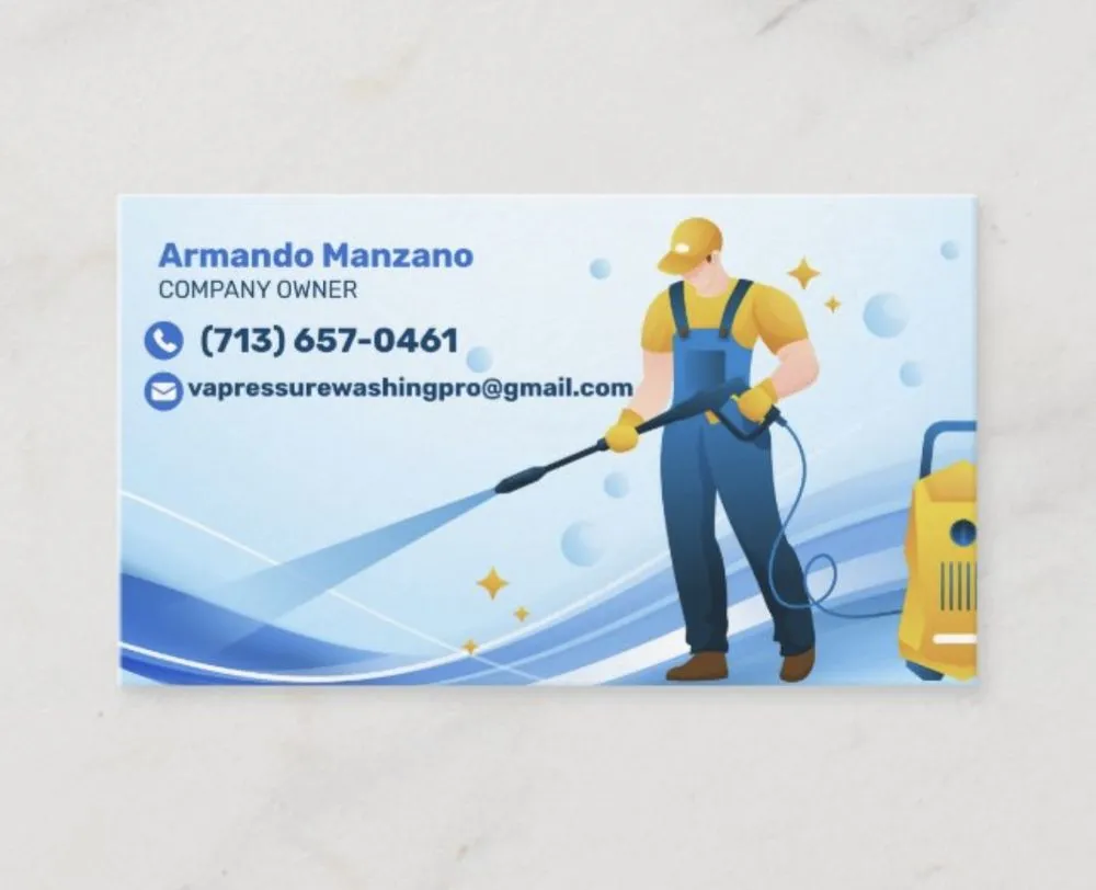 Slide of V & A Pressure Washing Pros