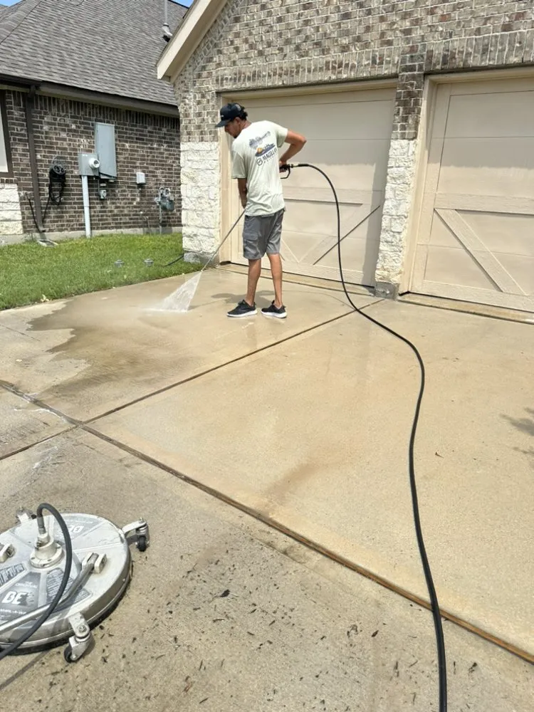 Slide of V & A Pressure Washing Pros