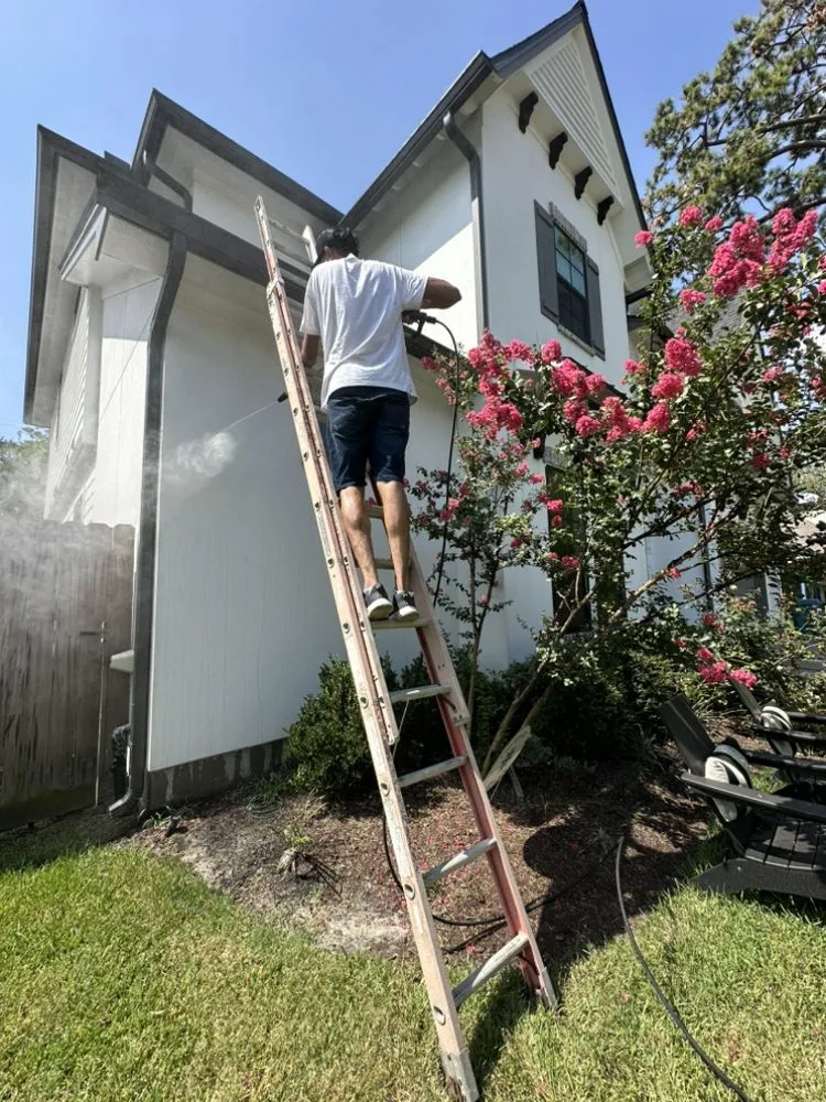 Slide of V & A Pressure Washing Pros