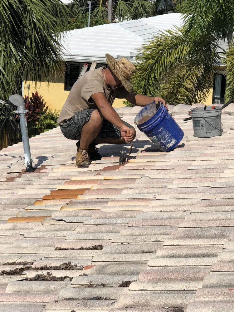 Slide of V & A Roofing
