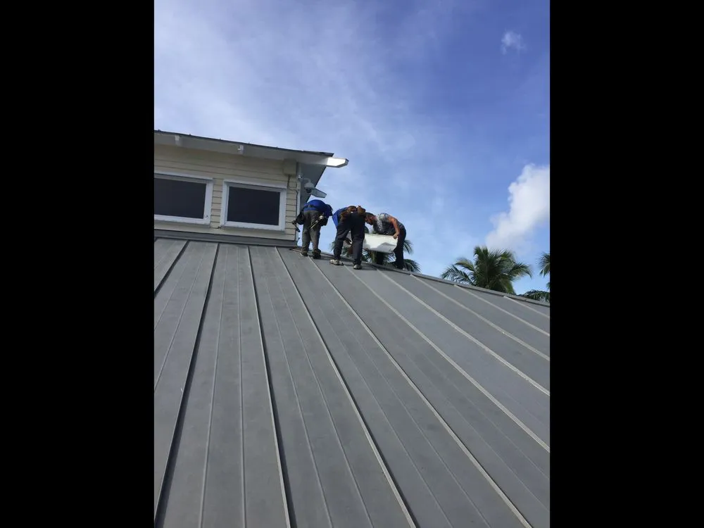 Slide of V & A Roofing