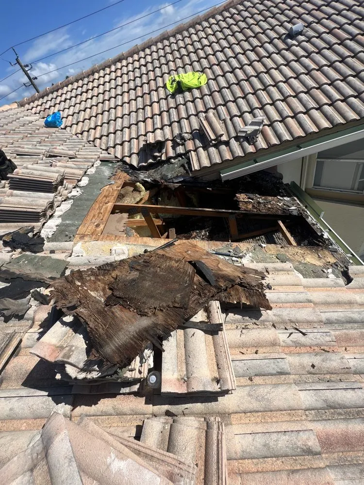 Slide of V & A Roofing