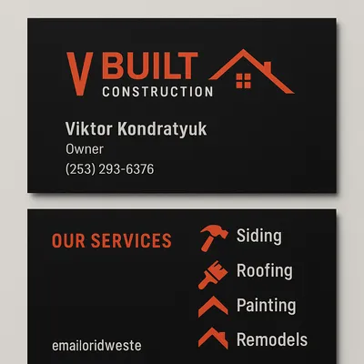 V Build Construction Logo