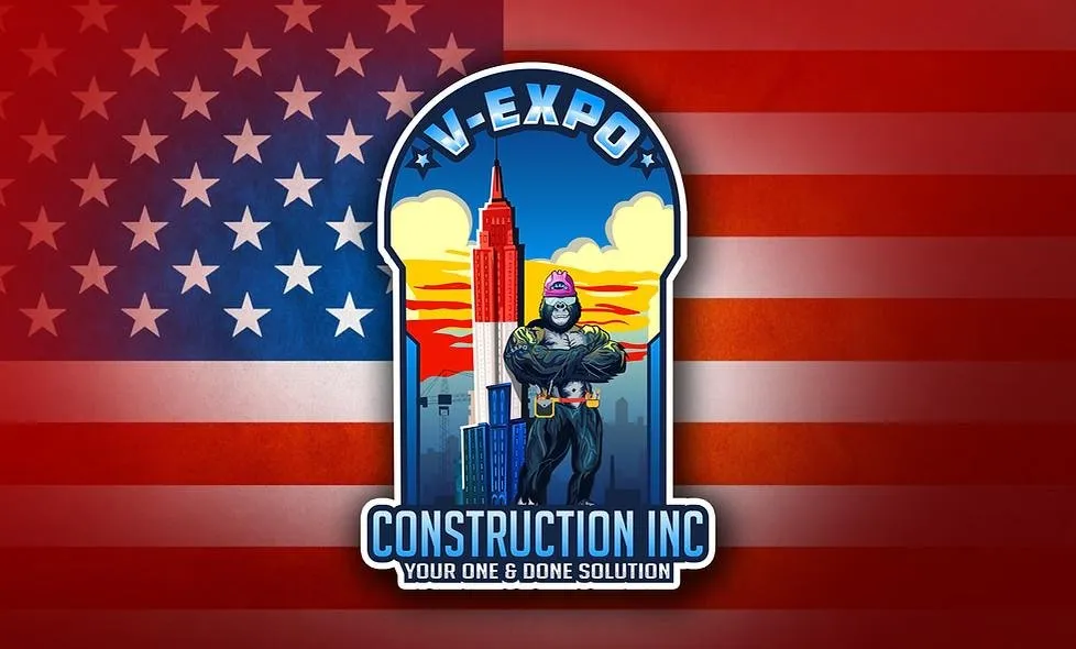 Slide of V Expo Construction