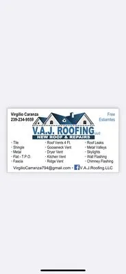 VAJ Roofing Logo