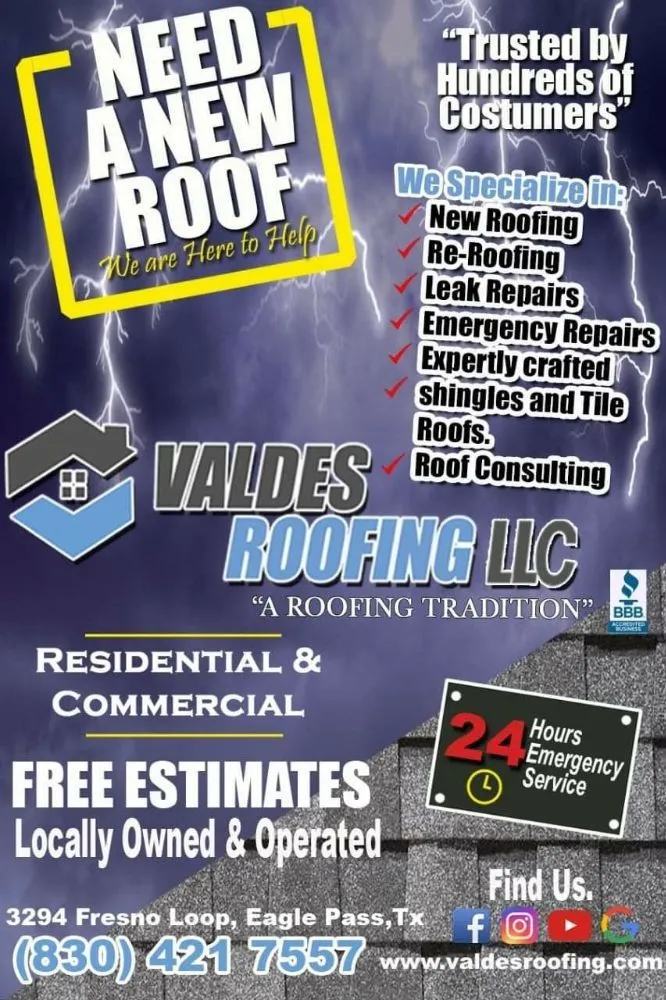 Slide of Valdes Roofing