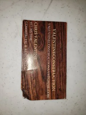 Valentine Construction Logo