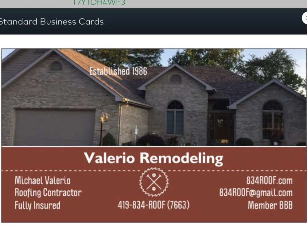 Slide of Valerio Roofing