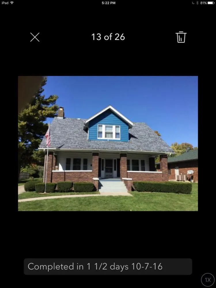 Slide of Valerio Roofing