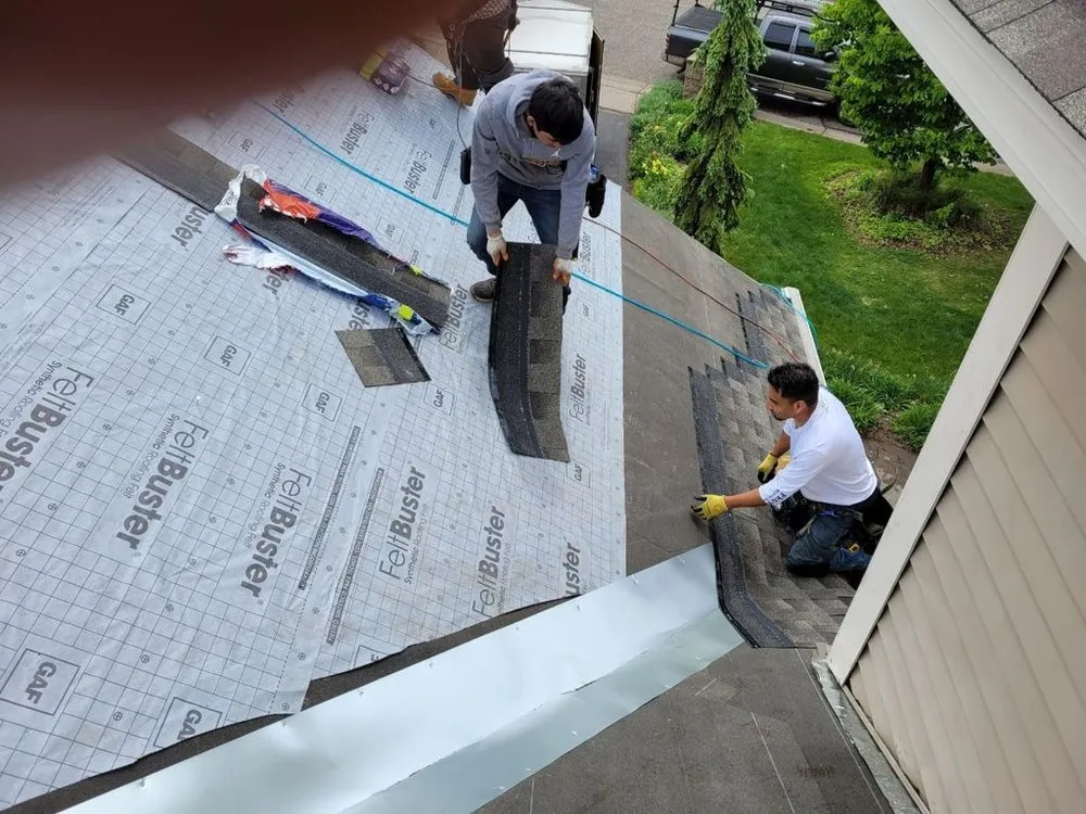 Slide of Valiant Roofing